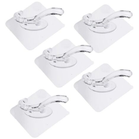 Set di 5 appendiabiti, ideali per camera da letto, bagno, cucina e soggiorno.