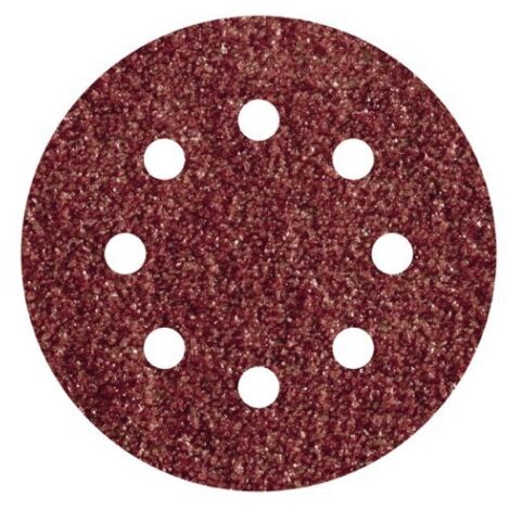 Set di 5 dischi abrasivi in ossido di alluminio, per grana 60 ø 125 2250000 wolfcraft