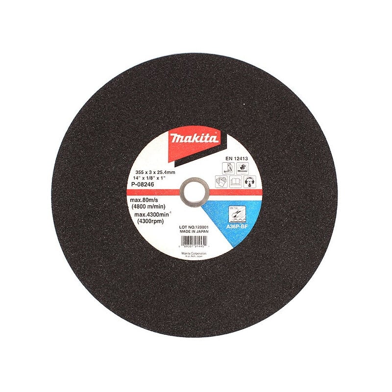 Set di 5 dischi da taglio per metalli 3x355MM A30P...