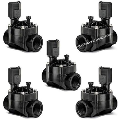 Set di 5 Elettrovalvole 100HV 1'' 24V Rain Bird. Funzionano con Programmatori Elettrici di qualsiasi marca sul mercato