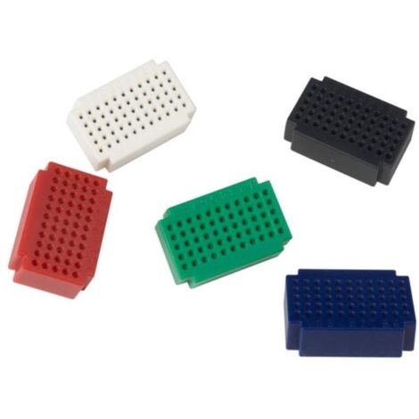 Set di 5 mini breadboard, 55 punti di ancoraggio