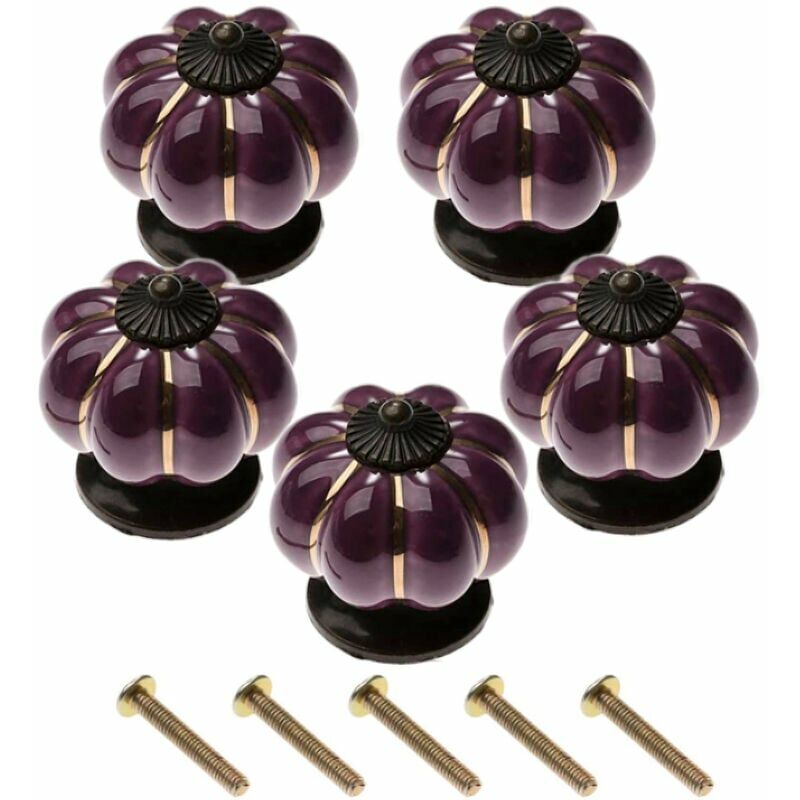 Thsinde - Set di 5 mobili vintage a forma di zucca...