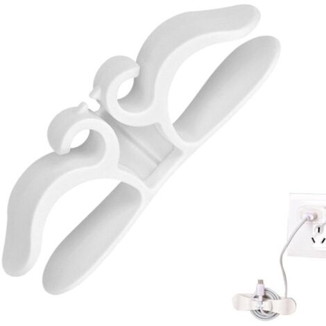 CIYODO Organizzatori di Cavi Adesivi 4 Pezzi in Silicone