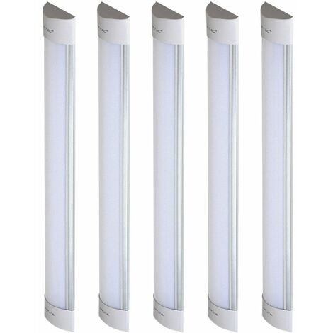 Luce sottopensile cucina argenta in plastica, Hazan, 4W, 3000K