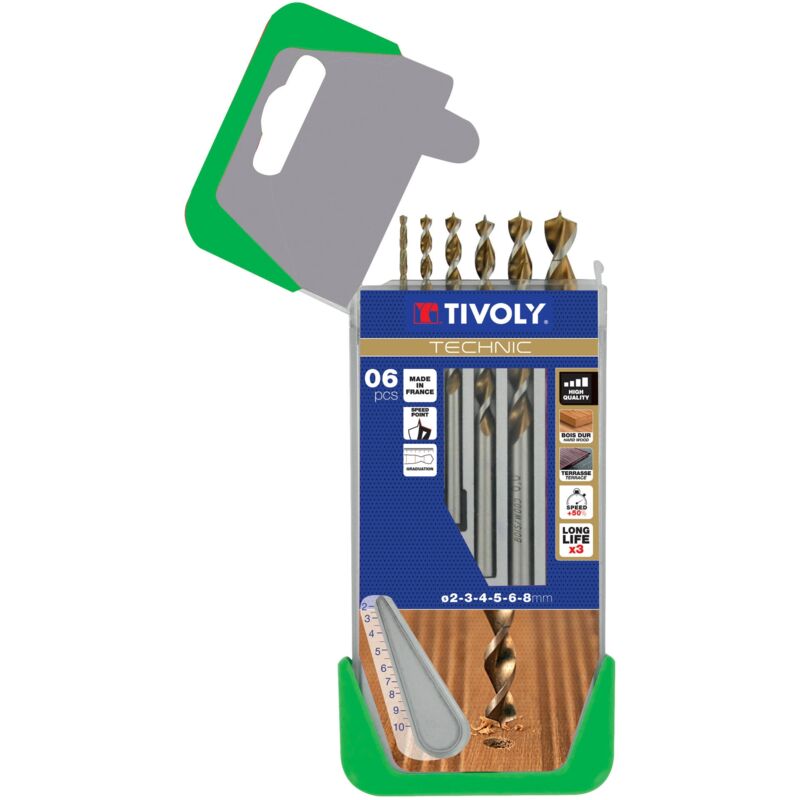 10864070002 Valigetta da 6 punte per legno speed
