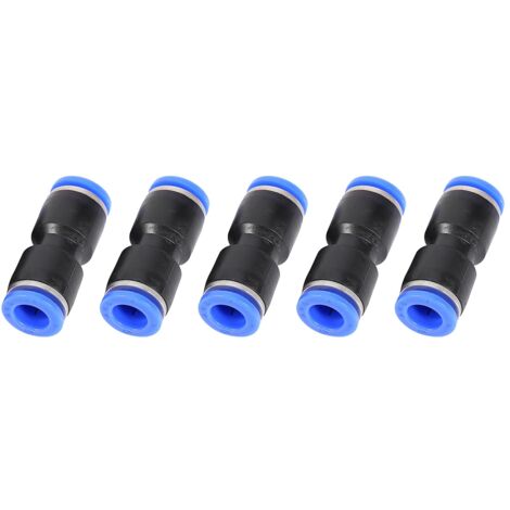 Set di 5 raccordi pneumatici a innesto rapido per tubo dell'acqua e valvola dell'aria