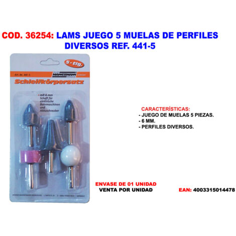 Set di 5 ruote con vari profili LAMS