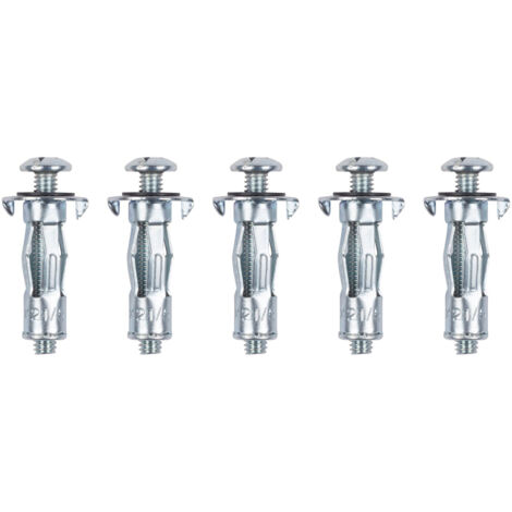 Set di 5 tasselli in metallo ad espansione Kreatorm4 x 21mm