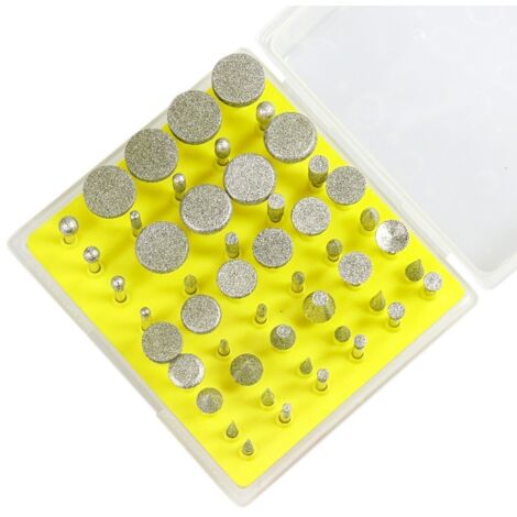Set di 50 frese diamantate per utensili rotanti Dremel