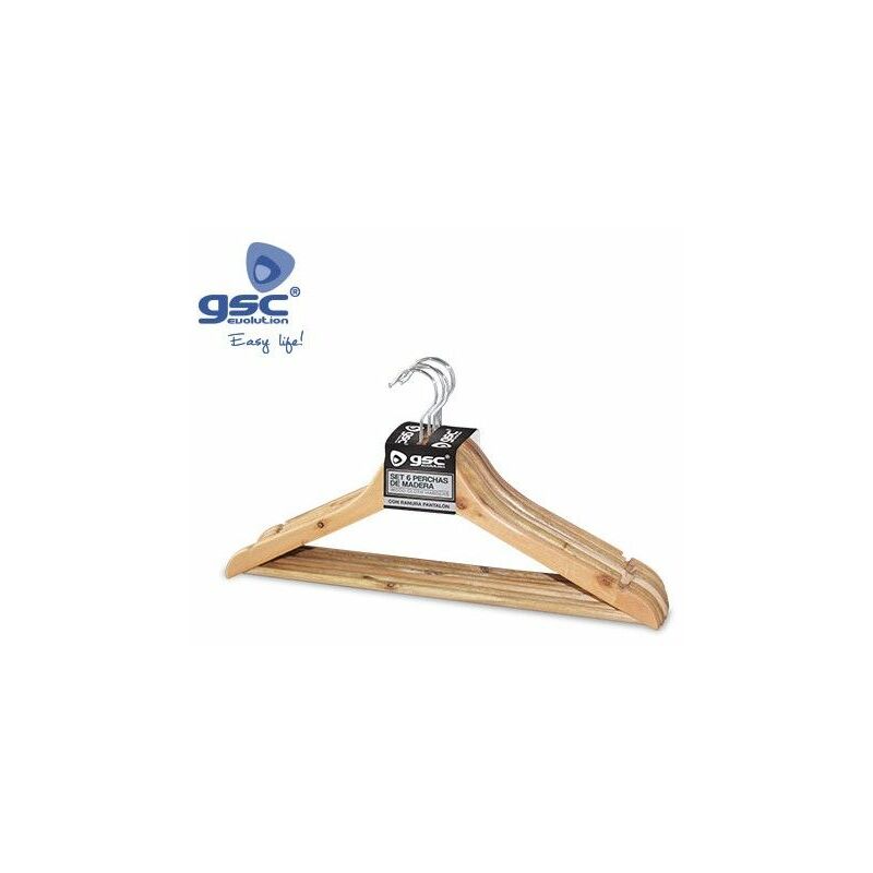 Set di 6 appendini in legno GSC 002702551