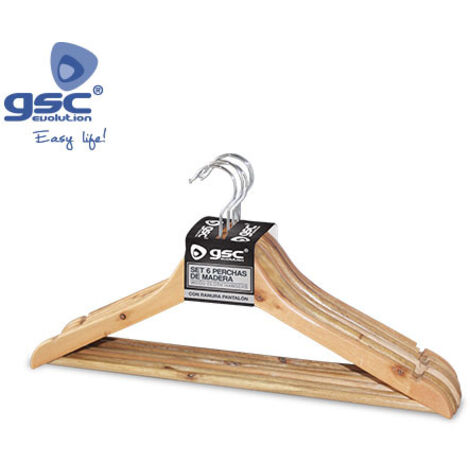 Set di 6 appendini in legno GSC 002702551