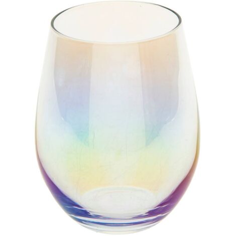 Set di 6 bicchieri bassi iridescenti fantasy 54cl  - fantasia 54 cl - Sg secret de gourmet