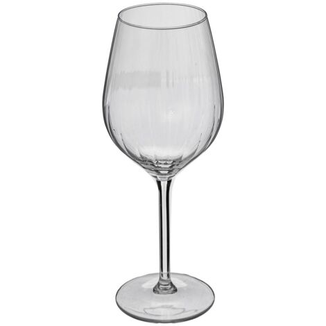 Set Completo 6 Bicchieri Di Vetro Cinzano Calice - Stemglass Breeze 14 CL  Nuovi