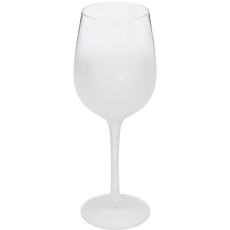 Set di 6 bicchieri da vino smerigliati 38CL