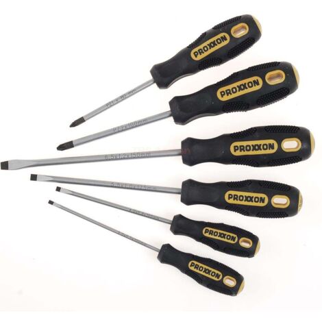 Set di 6 cacciaviti a taglio e croce Pozidriv Proxxon 22606