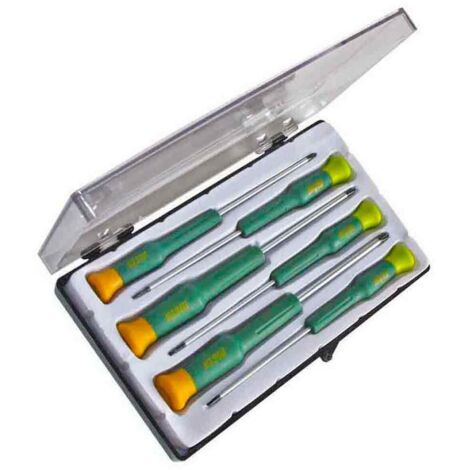 Set di 6 cacciaviti di precisione 3ph 3 piatti dmv MOTA