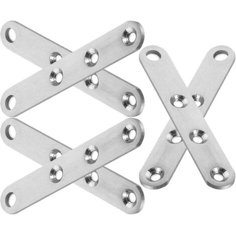Set di 6 cerniere girevoli invisibili a 360° in acciaio inox, accessorio per cerniere a perno superiore e inferiore per porte e finestre