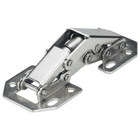 Set di 6 cerniere universali in acciaio per mobili, L.77 x P.33 mm HETTICH