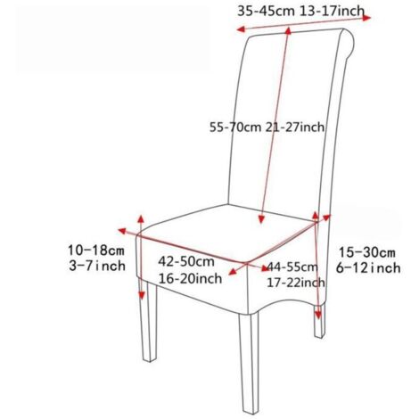 Set di 6 coprisedie elasticizzati XL, grigi, sfoderabili, lavabili, moderni, ideali per la sala da pranzo.