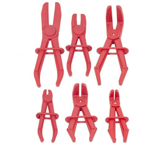Set di 6 fascette stringitubo dritte e angolate per il serraggio dei tubi
