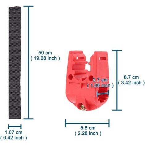 Set di 6 ganci di ricambio per portabici per auto/SUV - Fissaggio robusto e resistente al carico