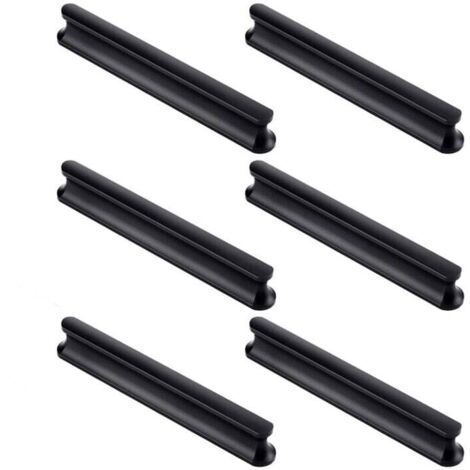 Set di 6 maniglie per ante di mobili da cucina, lunghe 120 mm (foro centrale 96 mm), maniglie per cassetti da cucina, maniglie per ante di mobili, maniglie per ante di credenze