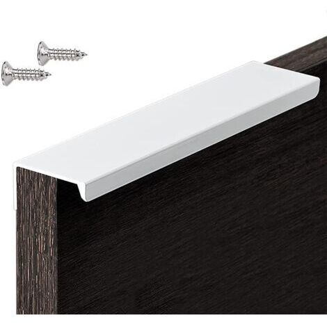 Set di 6 maniglie per cucina, mobili, armadietti e cassetti a scomparsa, lunghe 300 mm.