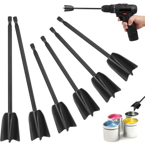 Set di 6 miscelatori per resina epossidica, palette riutilizzabili per miscelare vernici, strumento per miscelare resina epossidica e vernice ceramica.