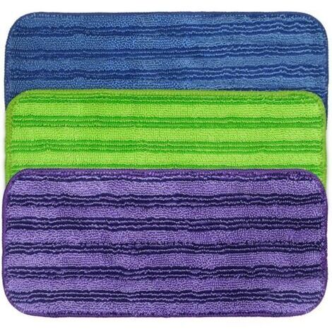 Set di 6 panni in microfibra compatibili con Swiffer Wet Jet, panni in microfibra per mocio, salviette per Swiffer Wet Jet, testine di ricambio per la pulizia di superfici miste, asciutte e bagnate, d