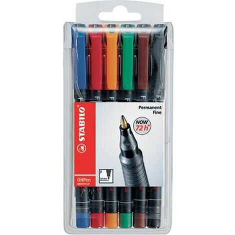 PENNARELLI BIC PUNTA FINE 0,4mm 6 PENNARELLI COLORI ASSORTITI PER DISEGNO  SCUOLA