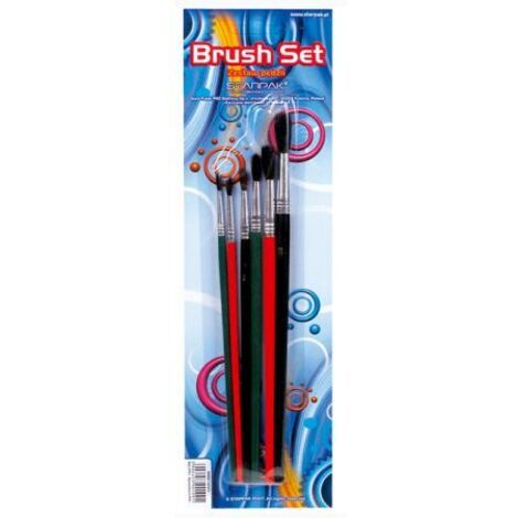 Set di 6 pennelli per la scuola