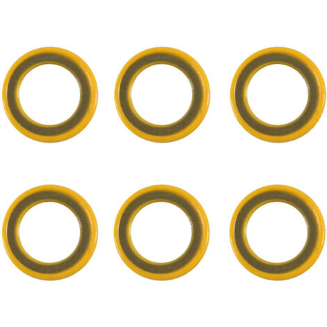 Set di 6 pezzi, adatti per guarnizioni di tappi di scarico e guarnizioni per componenti subacquei.