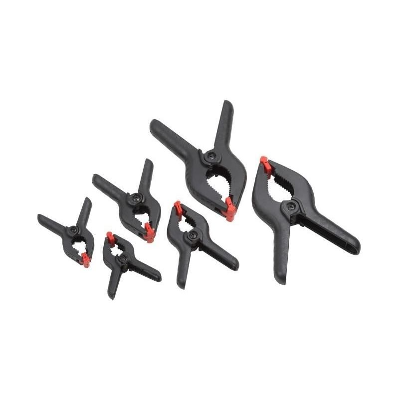 Set di 6 pinze a molla Meister nylon e fibra di