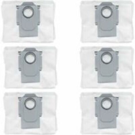 Set di 6 sacchetti per la polvere, pezzi di ricambio e accessori per Xiaomi Roborock Q7 Max Q7 Max+ Q5+ Roborock S7 Pro Ultra S7 MaxV Ultra Robot Vacuum Cleaner Bags