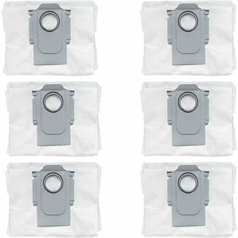 Set di 6 sacchetti per la polvere, pezzi di ricambio e accessori per Xiaomi Roborock Q7 Max Q7 Max+ Q5+ Roborock S7 Pro Ultra S7 MaxV Ultra Robot Vacuum Cleaner Bags