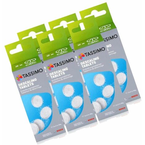 Set di 6 scatole di decalcificante (24 pastiglie X18 G) - Macchina da caffè, Caffettiera - BOSCH - 4364260