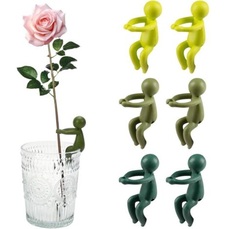 Set di 6 simpatici supporti per la propagazione delle piante, realizzati in resina, dallo stile grazioso e giocoso, perfetti per decorare il giardino interno e come idea regalo.