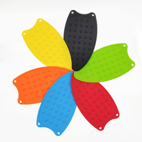 Set di 6 sottopentola in silicone per assi da stiro, resistenti al calore e più spessi. Si adattano perfettamente ad assi e tappetini da stiro.