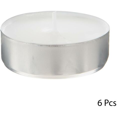 Set di 6 tealights many, bianco 40g - Atmosphera créateur d'intérieur
