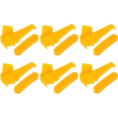 Set di 6 testine in plastica per smontagomme