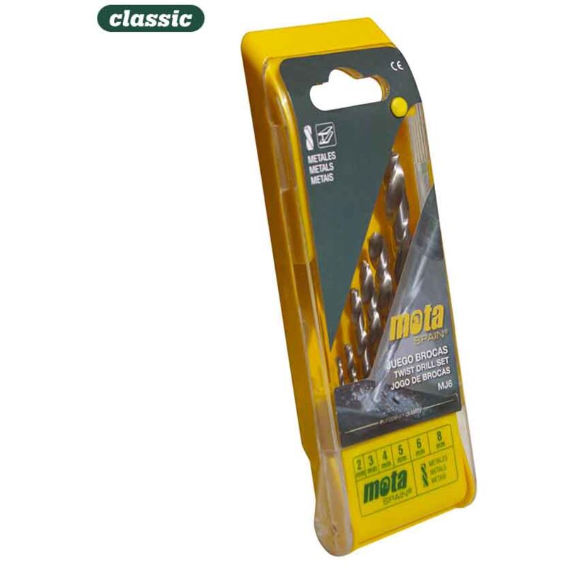 Mota - E3/39352 Set 6 Punte ar per Metallo da 2Mm