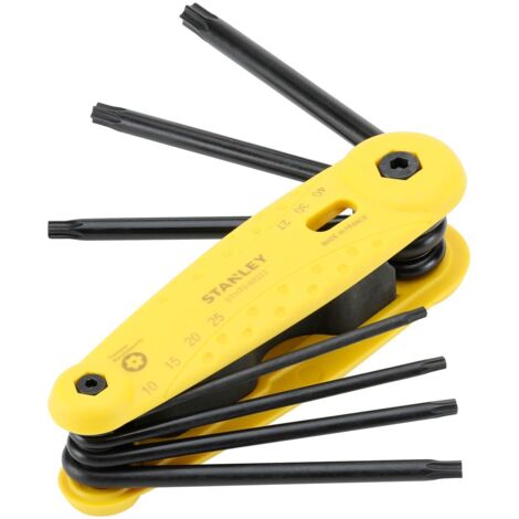 Set di 7 chiavi a brugola Tamper Torx - Stanley