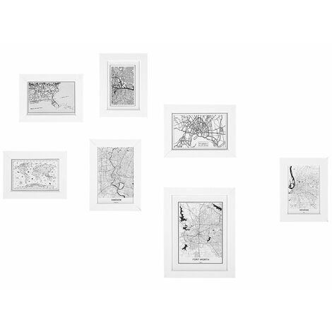 Set 6 Stampe Di Pattern 2 In In Etnico Cornici Per Il Tuo Camera Stampa Di  Arte Da Parete A4 E A3 Con Cornici Lightwood Cornice Legno Chiaro
