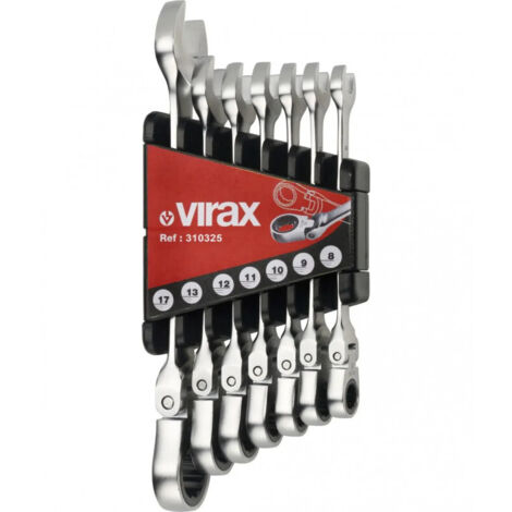 Set di 7 cricchetti a testa flessibile VIRAX - 310325