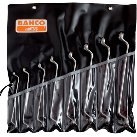 Set di 8 chiavi poligonali doppie metriche BAHCO 2M/8T