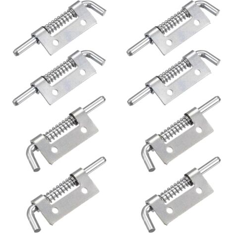 Set di 8 chiusure a molla in acciaio inossidabile 304, chiusure a molla autobloccanti, chiusure a molla da 52 mm per contenitori, armadi o porte