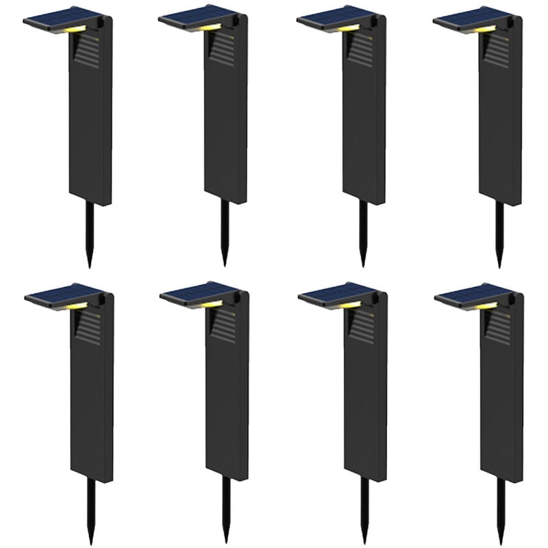 Set di 8 fari solari 150LM 8x ostry - Noir