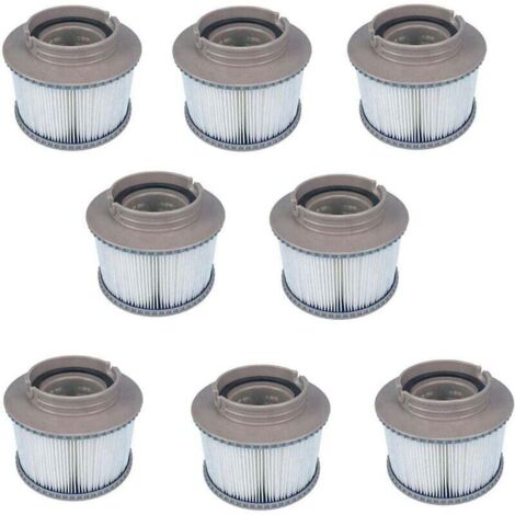Set di 8 filtri di ricambio per spa MSPA FD2089, pompa a cartuccia filtro per tutte le spa MSPA attuali