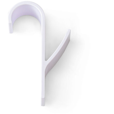 Set di 8 ganci rotondi per radiatore, gancio per asciugamano per radiatore, gancio per asciugamano da bagno, per tutti i radiatori standard, rimovibile (bianco)