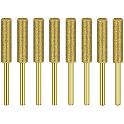 Set di 8 lime diamantate ad alta durezza per affilatura motosega 3/16 pollici 4 8 mm